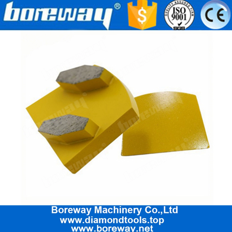 Double Segments Top Quality Lavina Diamond Concrete Grinding Block For Stone And Concrete