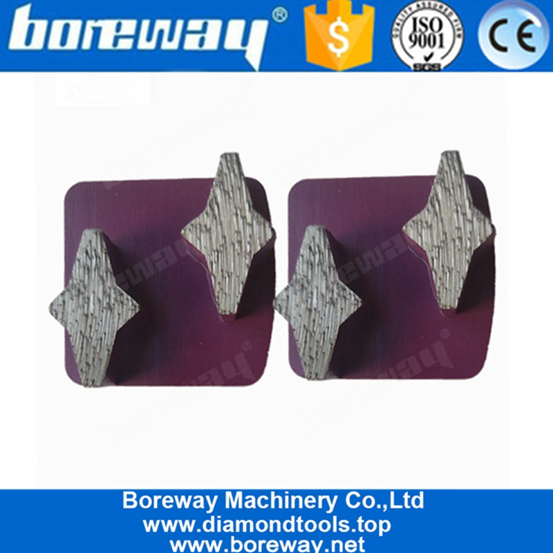 Almohadillas de rectificado de diamante de doble punta Sharp Redi Lock para piso de concreto y superficie de piedra