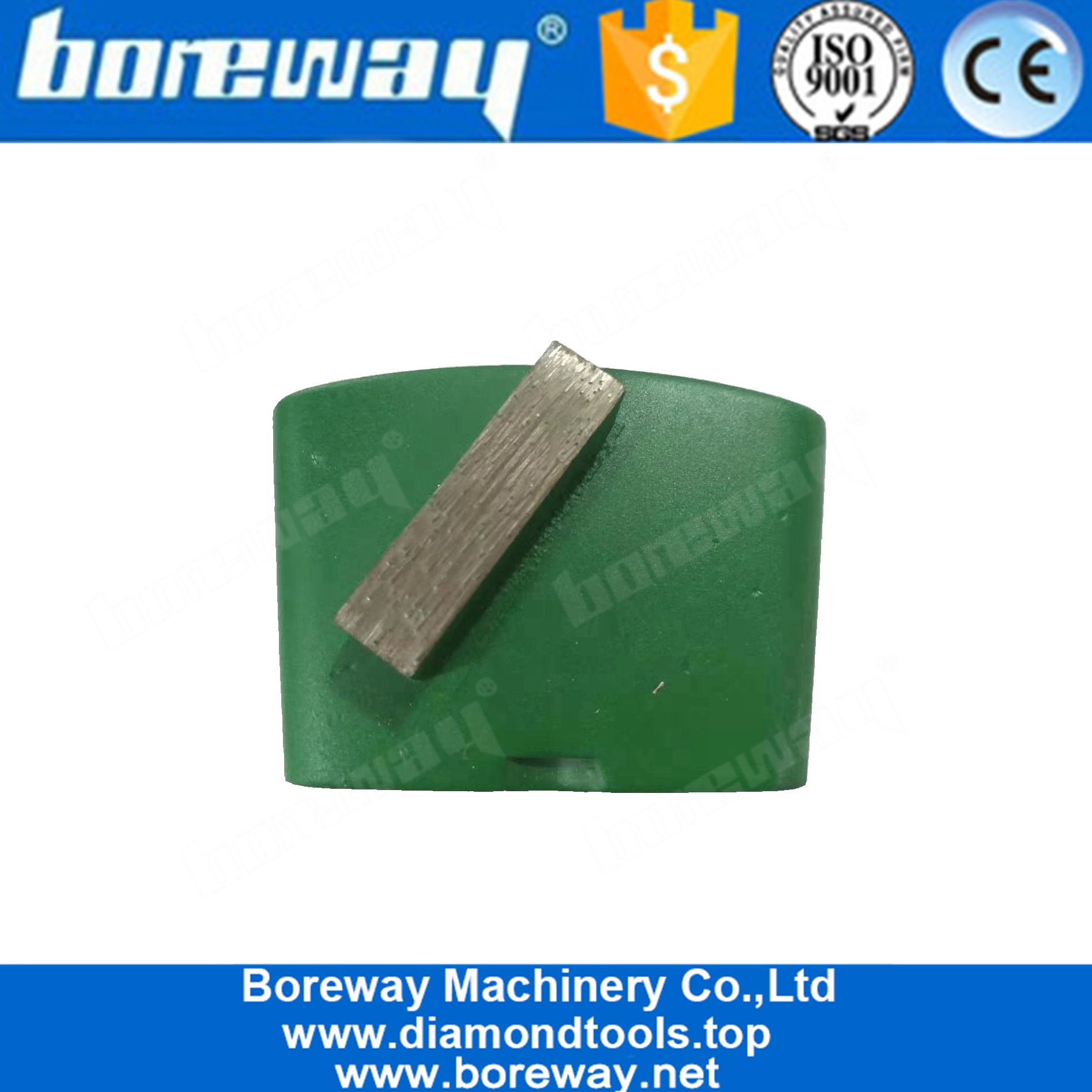 EZ Change HTC Diamond Concrete Grinding Pad With Single Segment