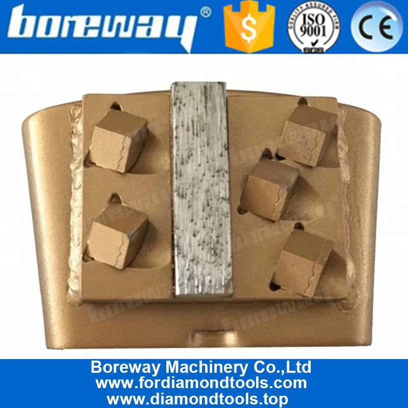 EZ Change HTC Diamond Grinding Block With Five PCD And One Segment Removal Coating Epoxy Gule