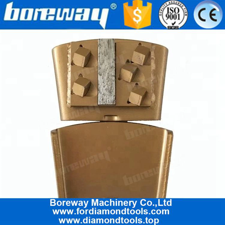 EZ Change HTC Diamond Grinding Block With Five PCD And One Segment Removal Coating Epoxy Gule