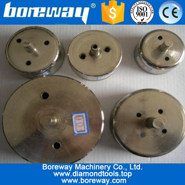 Electroplated डायमंड ड्रिल बिट्स galss, गिलास छेद ओपनर ड्रिलिंग के लिए