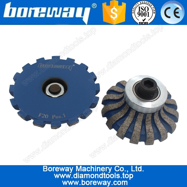 F20*M8/M10 protable segmented type diamond router bits for granite and marble slabs