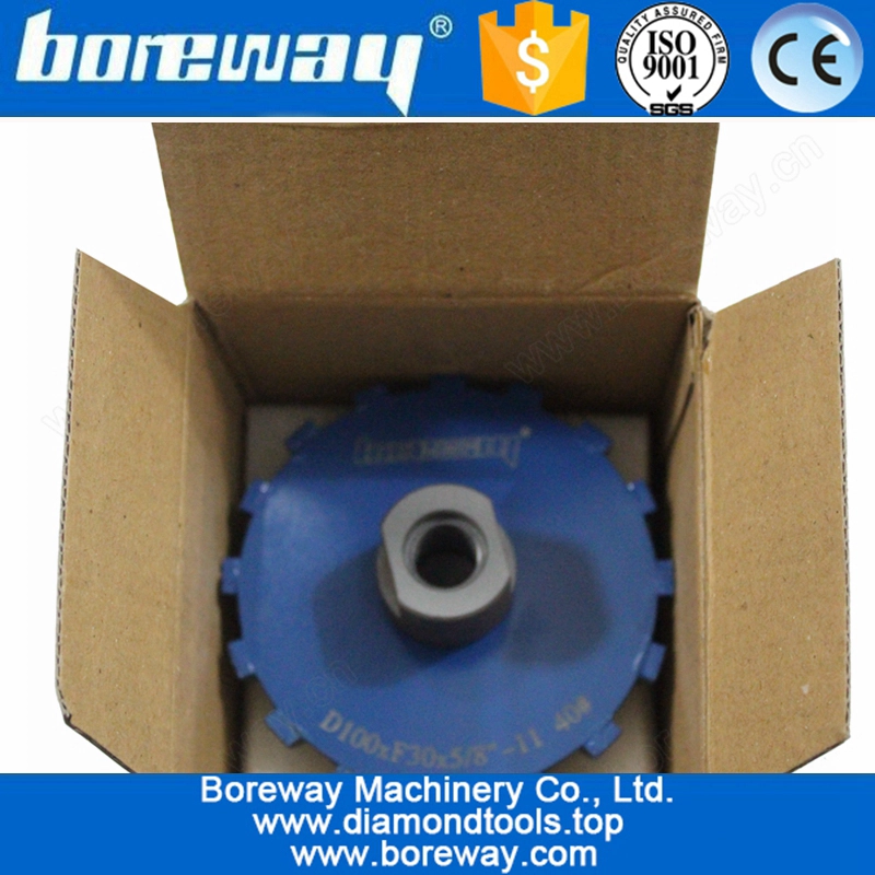 F30 * D100 * 5/8 "-11 الماس مجزأة تينون راوتر بت للجرانيت