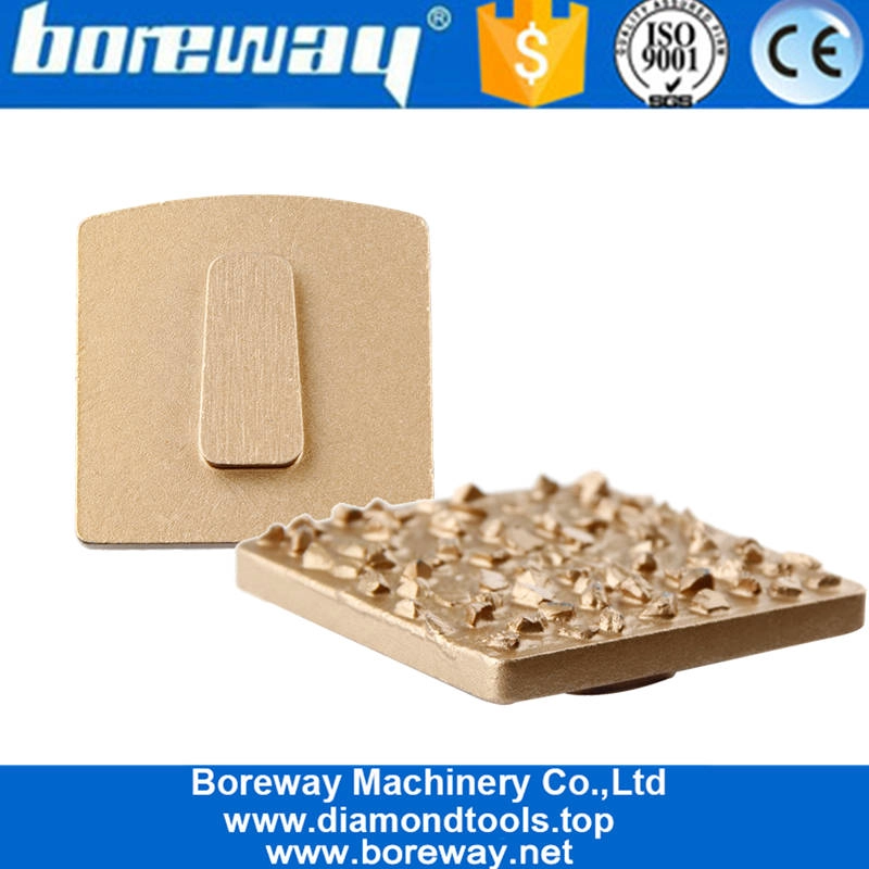 Epoxy हटाने स्क्रैपर epoxy फ़्लोरिंग आपूर्तिकर्ताओं के लिए कारखाने की कीमत बहु पीसीडी पीसने रेडी लॉक डिस्क पैड जूता