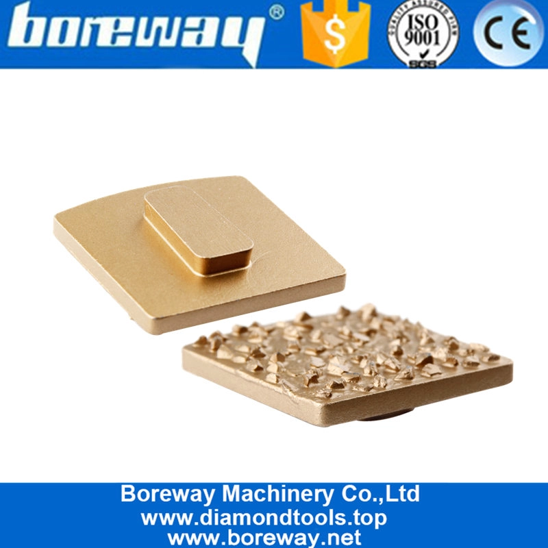 Epoxy हटाने स्क्रैपर epoxy फ़्लोरिंग आपूर्तिकर्ताओं के लिए कारखाने की कीमत बहु पीसीडी पीसने रेडी लॉक डिस्क पैड जूता