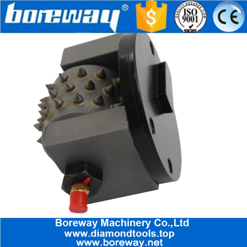 Suministro de fábrica Husqvarna Redi-Lock Bush Hammer Roller para molienda de superficie de concreto de piedra