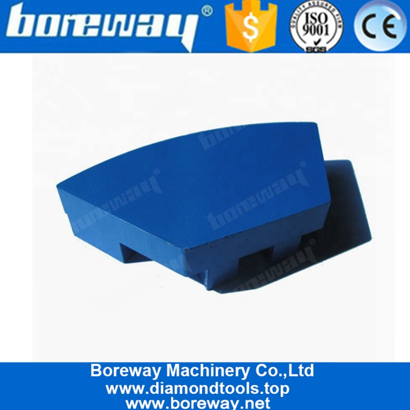 Five Segments Diamond Grinding Metal Bond Block Concrete Stone Floor Shoe For Suppliers