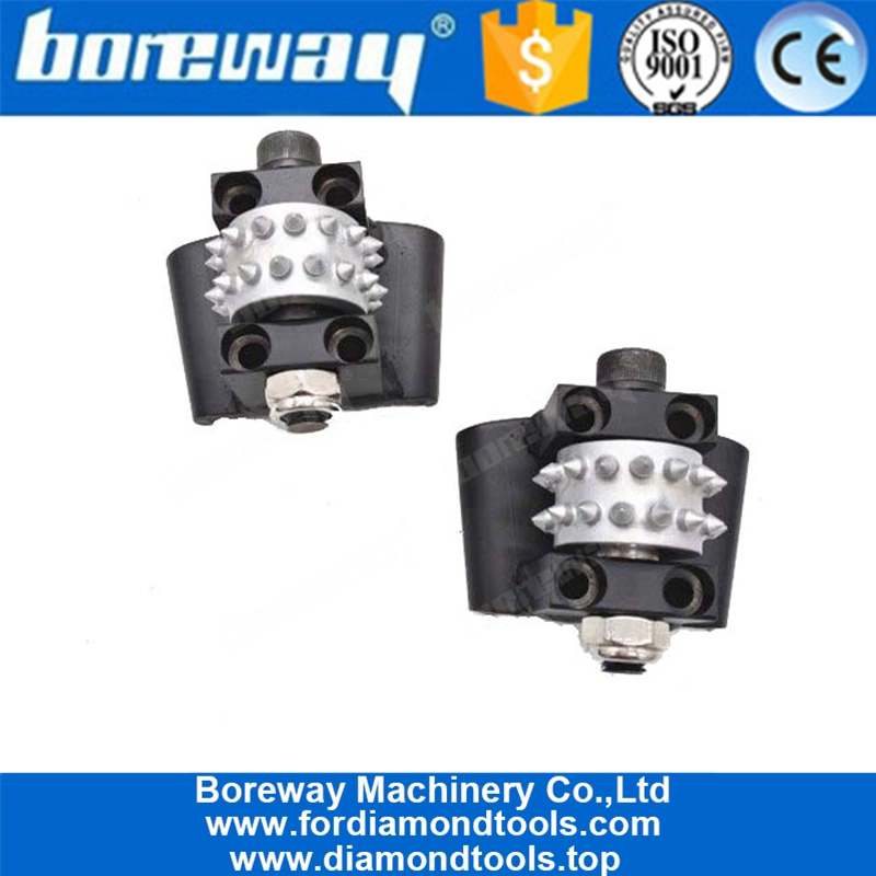 HTC 30 Pins Bush Hammer Roller With Support