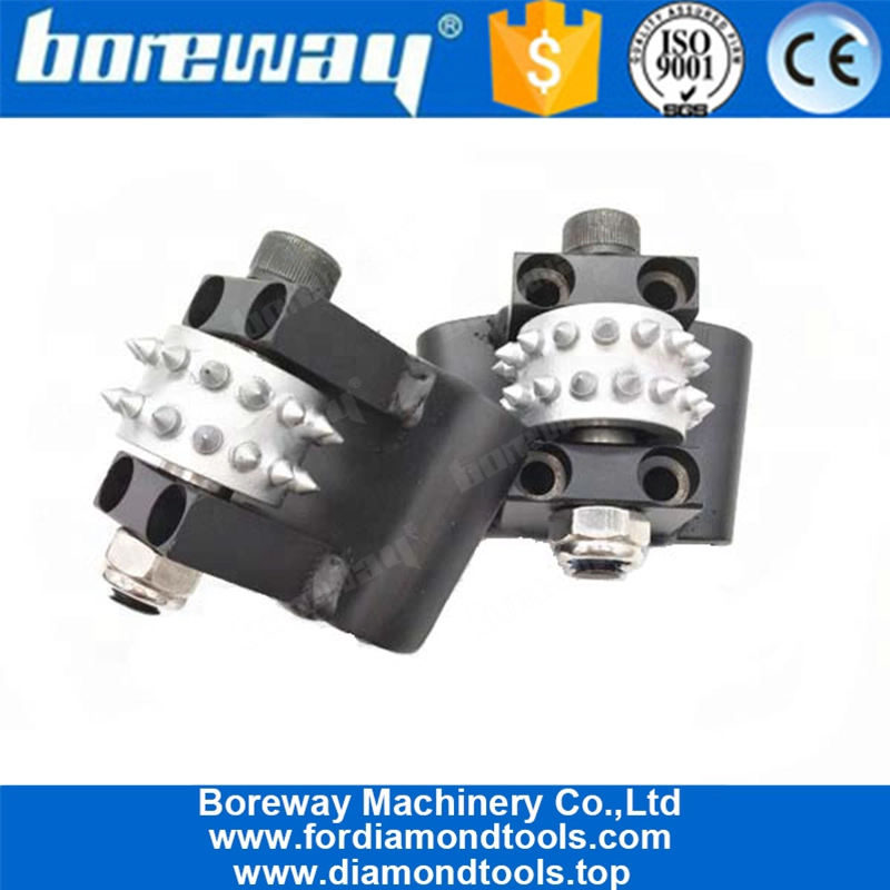 HTC 30 Pins Bush Hammer Roller With Support