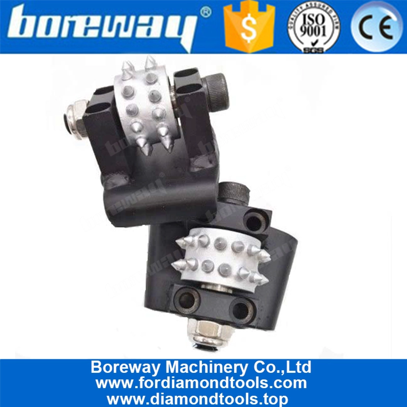 HTC 30 Pins Bush Hammer Roller With Support