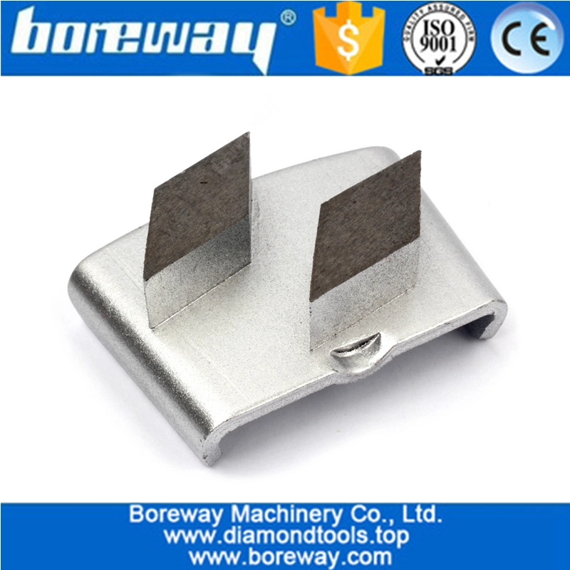 HTC Diamond Grinding Disc Block Segment For Trapezoid Concrete Floor Coarse Polishing