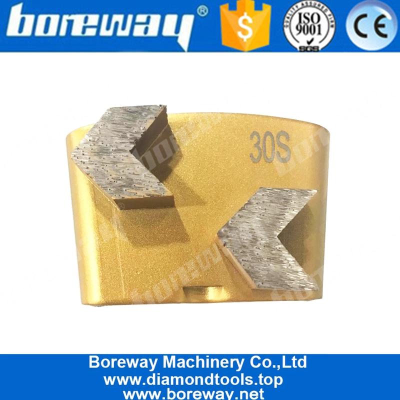 HTC Double Arrow Segment Grinding Pad For Stone Grinding