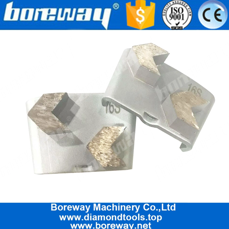 HTC Double Arrow Segment Grinding Pad For Stone Grinding
