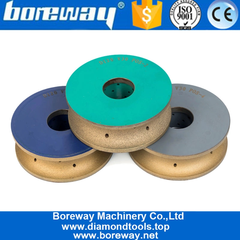 High Efficiency Diamond V30 CNC Grinding Wheel Stone Abrasive Tools For The Edge Processing Of Vanity Top And Counter-Top