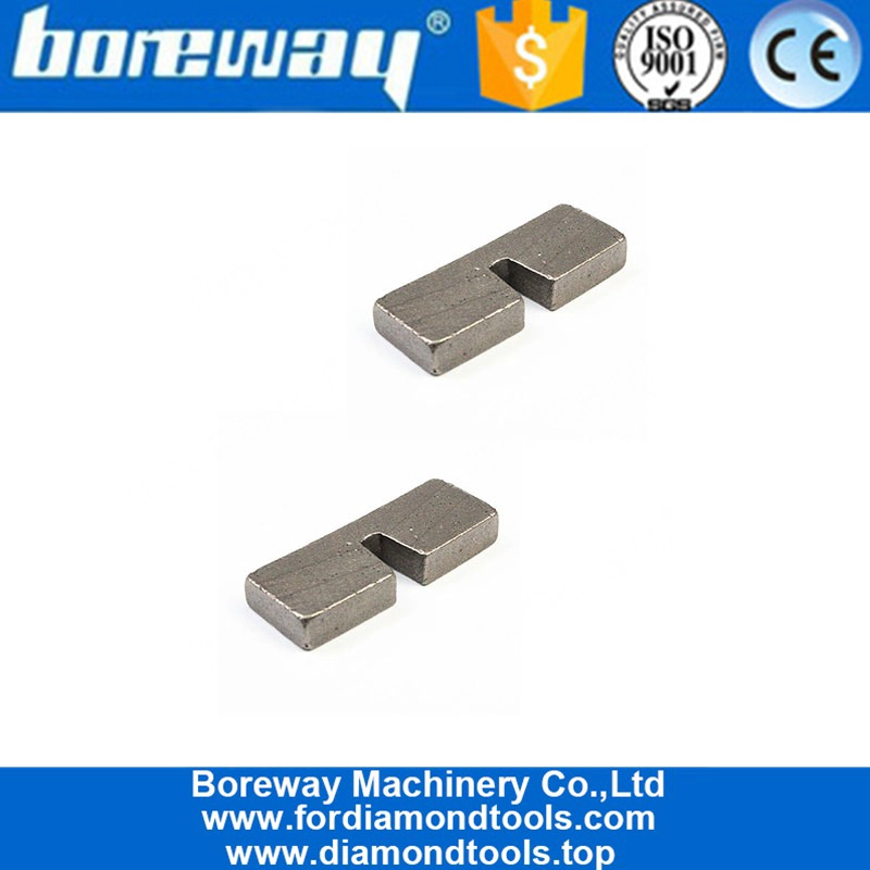 High Frequency Weld U Slot Diamond Edge Cutting Segment,granite block diamond segment Manufacturer