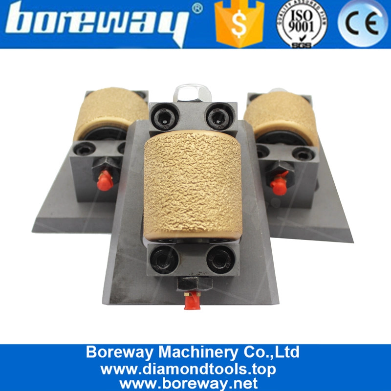 Horseshoe Frankfurt Type Carbide Crushing Particles Bush Hammer Tool for China Factory