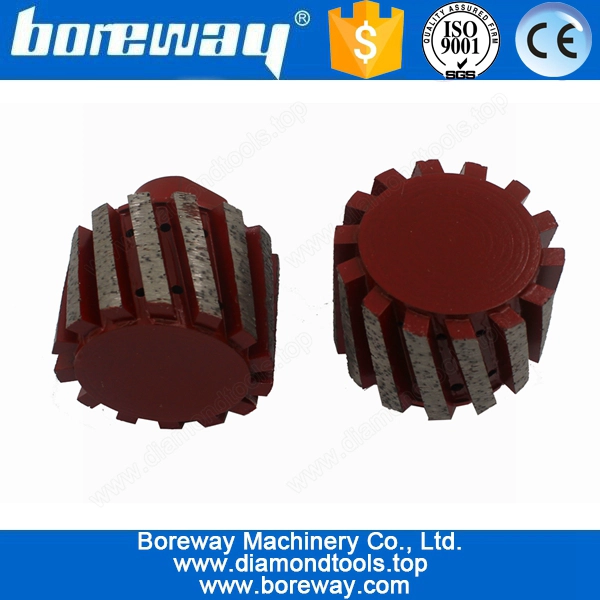 Hot Sell Segemnt Drum Polishing Machine For Sink Hole D50*35T*M14