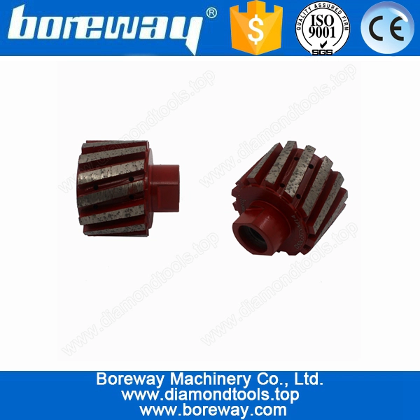 Hot Sell Segemnt Drum Polishing Machine For Sink Hole D50*35T*M14