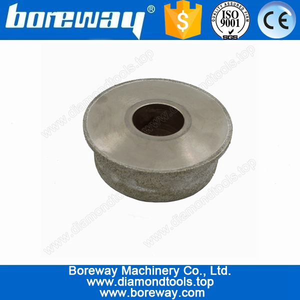 Hot Sell Vacuum Brazed CNC Profiling Wheel For Marble D67*37T*35H