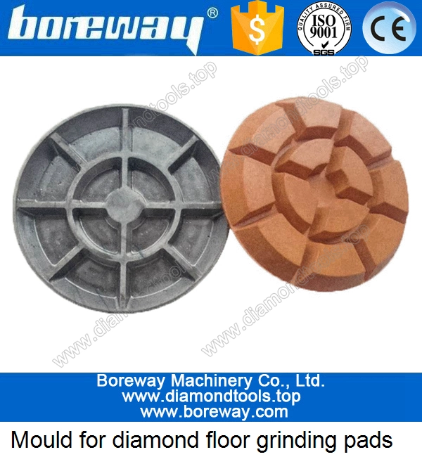 Eisenformen für Bodenschleifkissen, Metallformen für Bodenschleifkissen, Aluminiumformen für Bodenschleifkissen