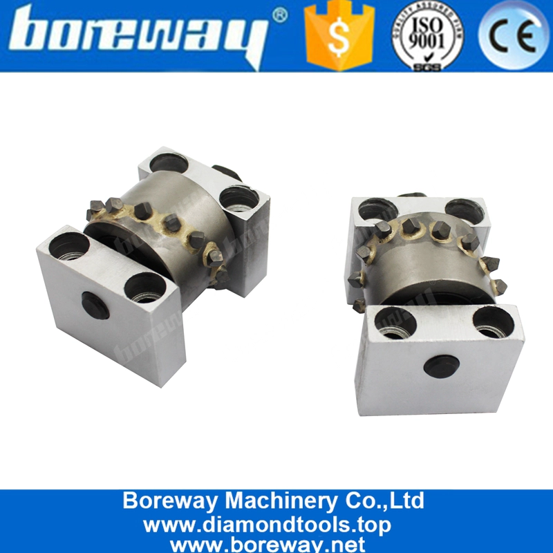 أداة سطح الليتشي Husqvarna Diamond Bush Hammer Head للخرسانة الجرانيتية من الحجر الرملي والرخام الحجر الجيري