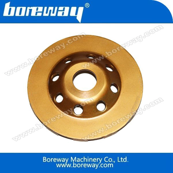 Low Price Turbo Diamond Marble Cup Grinding Wheels With Cold Pressed