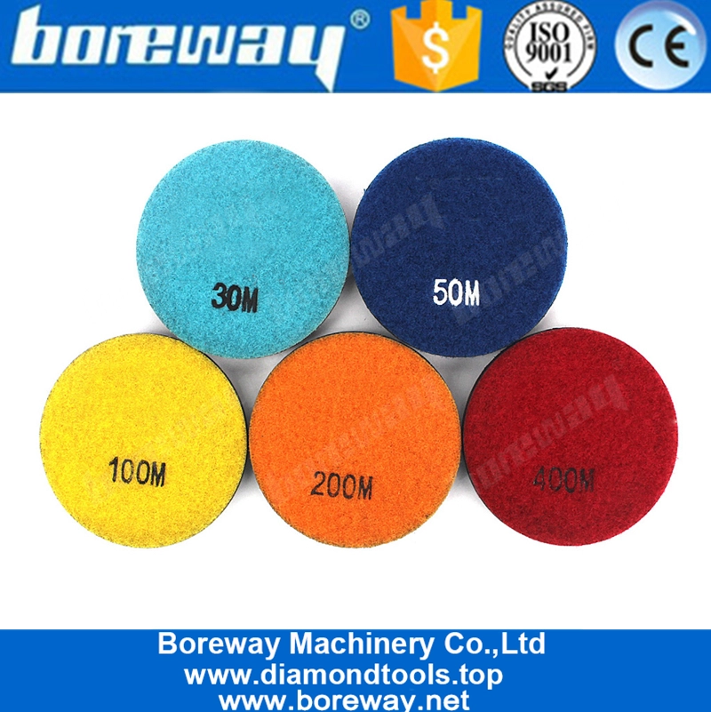 Metal Filling Diamond Resin Bond Polishing Pads For Concrete Floor