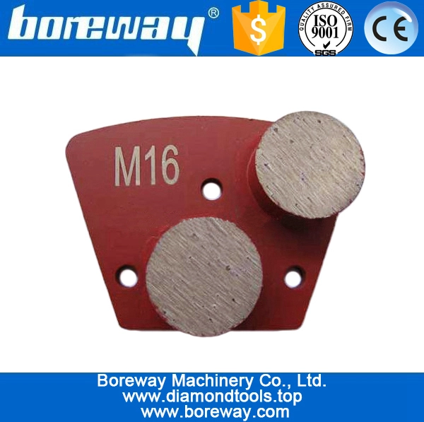 Metal diamond floor grinding pads