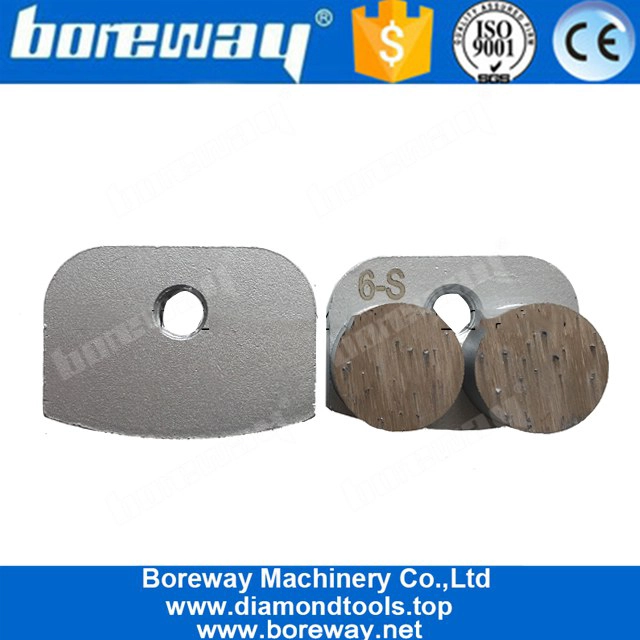 New Grind Concrete Grinding Plate With Double Buttons 20x12mm