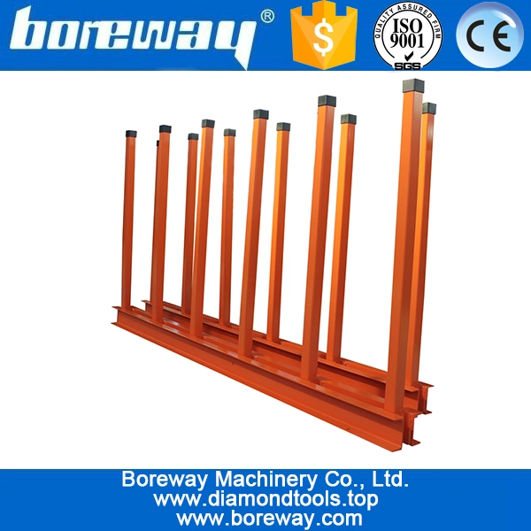Plug type stone board steel plug type display rack for stone warehouse
