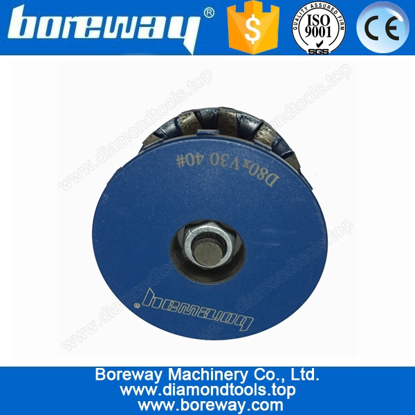 Portable Segment Full Bullnose Router Bit For Stone D80*V30*M10