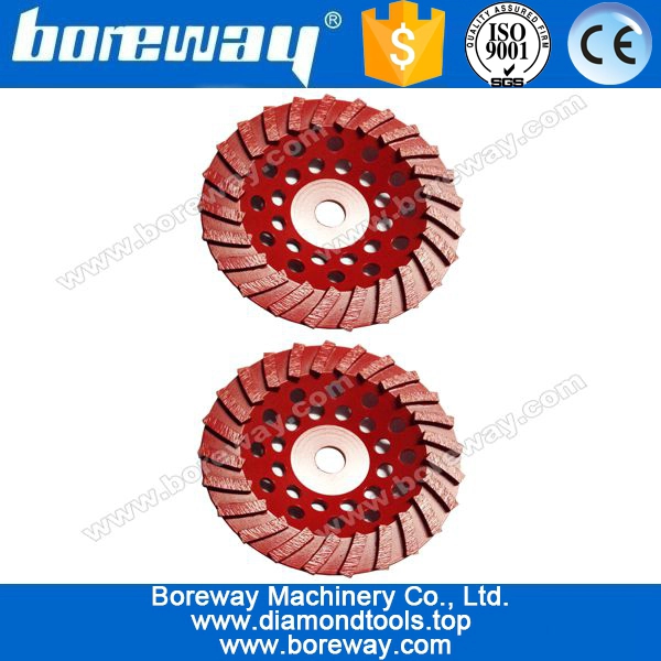 Premium Spiral Seg Threaded High Hub Diamond Cup Wheel