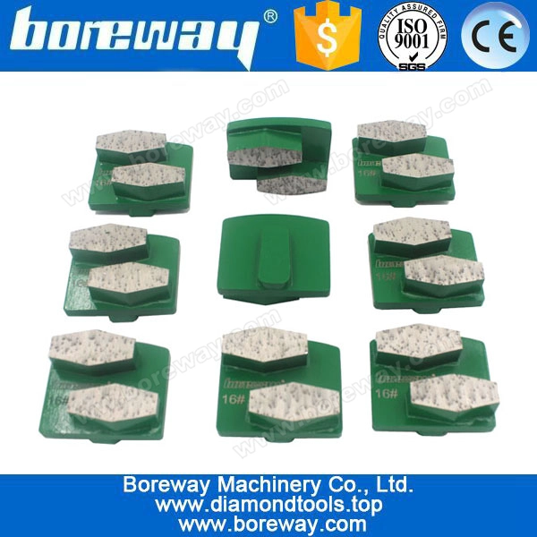 Redi-Lock Adapter Chunk Double Bar Segment Diamond Grinding Shoes