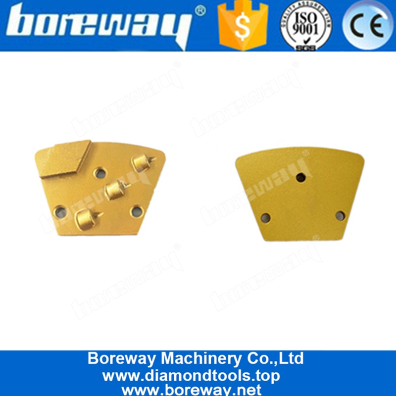 Rhombus Segments Three Quarter PCD Grinding Shoes For Removing Mastic And Thicker Epoxy