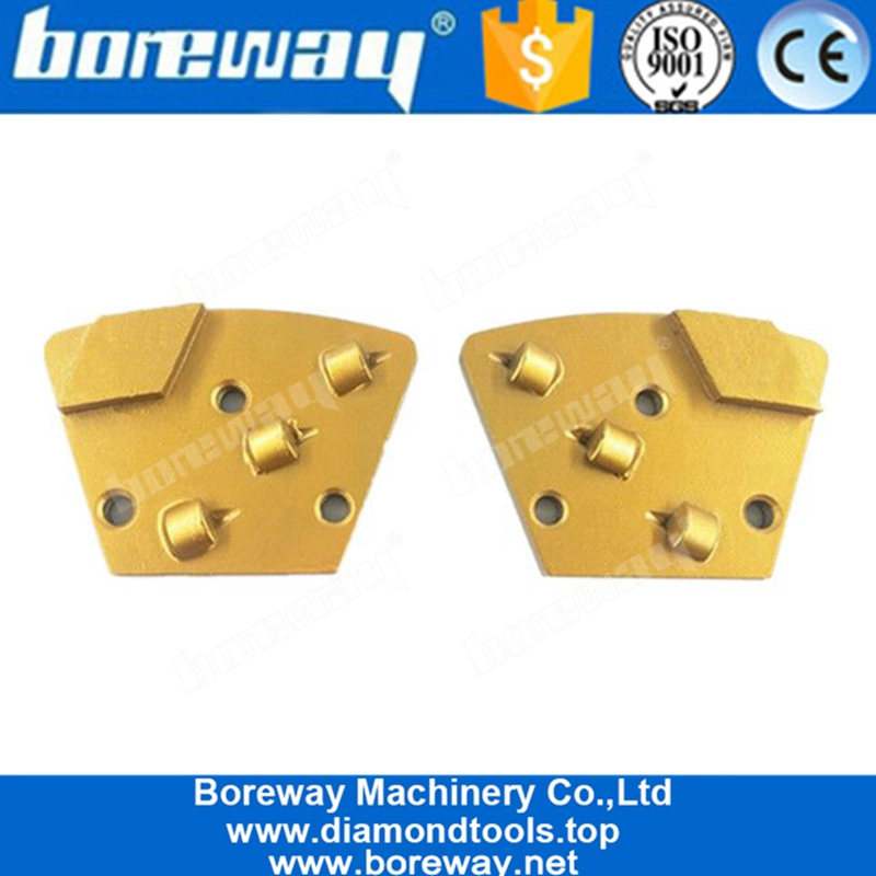 Rhombus Segments Three Quarter PCD Grinding Shoes For Removing Mastic And Thicker Epoxy