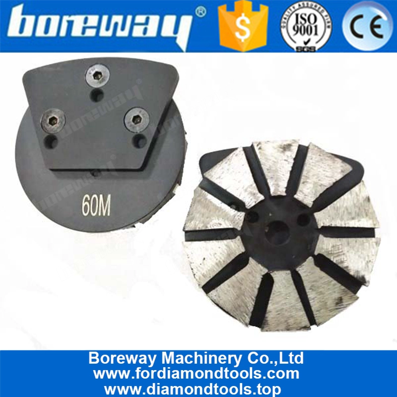 Round Shape Beveled Segment Concrete Grinding Pad For Floor