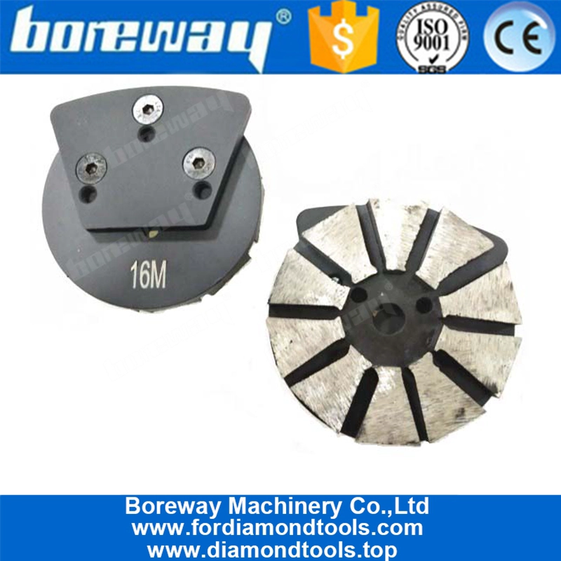 Round Shape Beveled Segment Concrete Grinding Pad For Floor