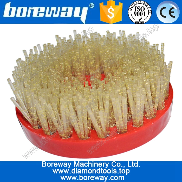 Diamant antiquité brosse de broyage pour la pierre