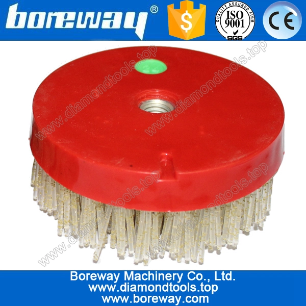 Diamant antiquité brosse de broyage pour la pierre