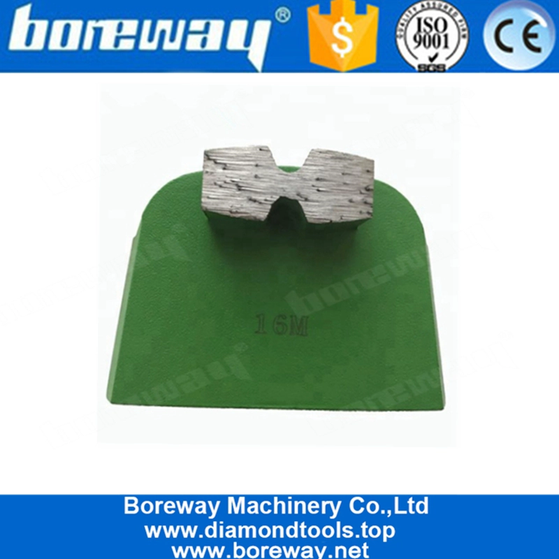 Single H Shape Segment Lavina Diamond Floor Grinding Shoes For Concrete And Stone