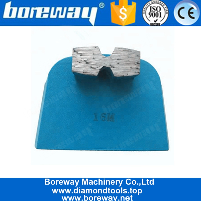 Single H Shape Segment Lavina Diamond Floor Grinding Shoes For Concrete And Stone