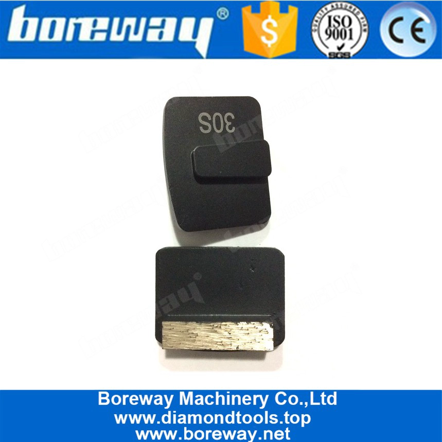 Single Rectangle Shape Segment Diamond Grinding Wing For Husqvarna Grinding Machine