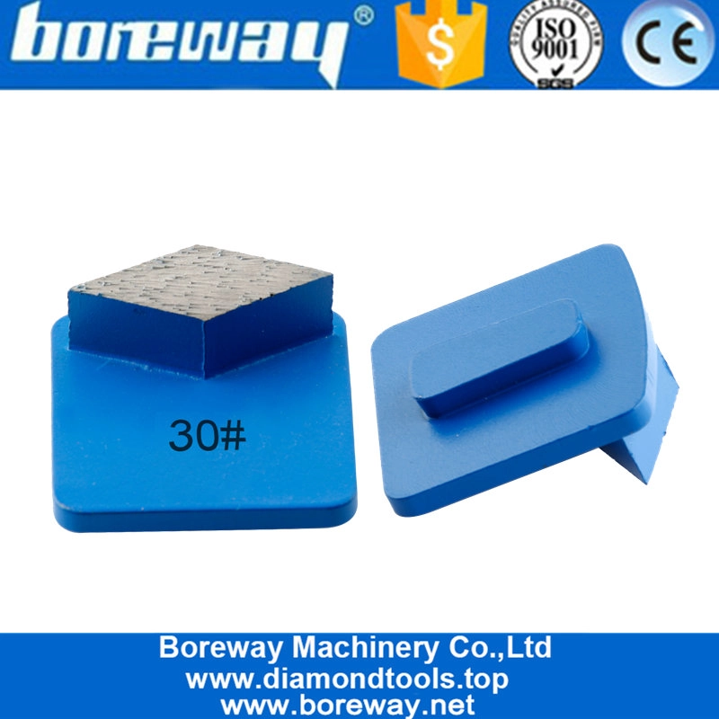 Single Rhombus Segment Husqvarna Bar Grinding Pads Metal Bond Redi Lock Diamond Tooling Grinding For Supplies