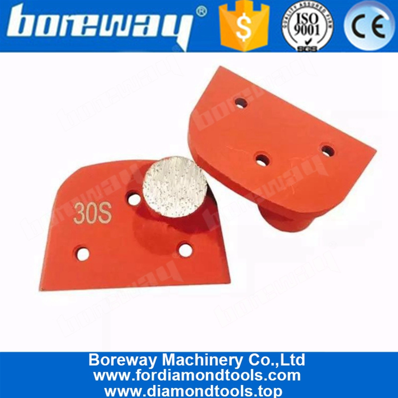Ferramentas de moedura concretas do assoalho do único segmento redondo para o trabalho feito com ferramentas do diamante de Lavina