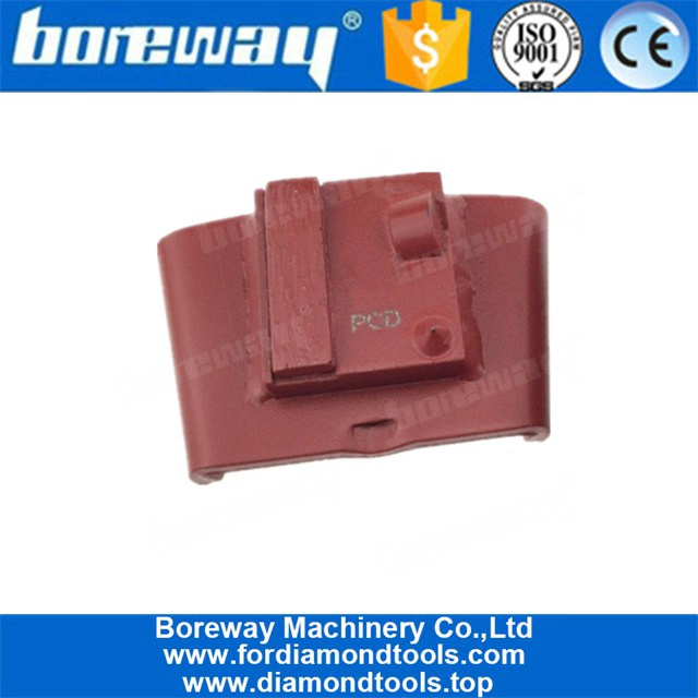Single Segment EZ Change HTC Grinding Shoes PCD Diamond Polishing Pads With PCD And Alloy Removal Coating Epoxy Glue