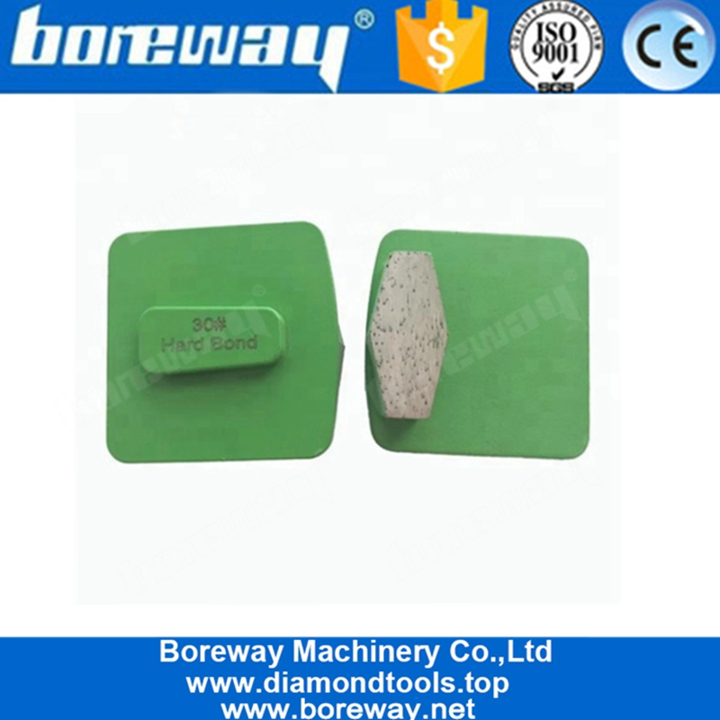 Single Segment Metal Bond Diamond Grinding Block For Concrete Floor And Stone Surface