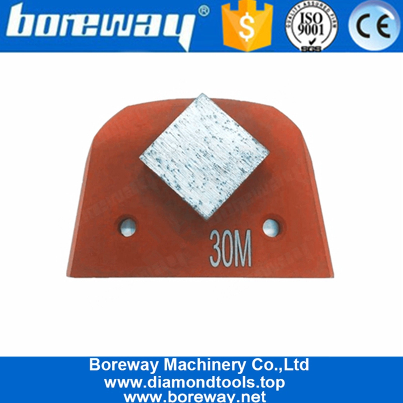 Single Square Segment Lavina Concrete Diamond Grinding Shoes For Concrete Floor Renovation
