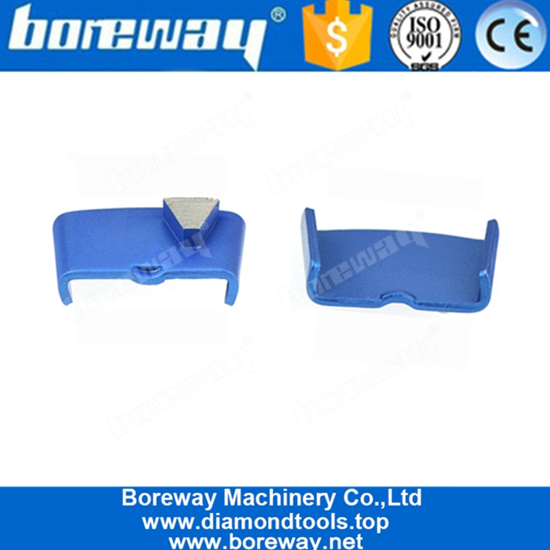 Single Trapezoid Segment EZ Change Concrete Grinding Tools For HTC Concrete Grinder