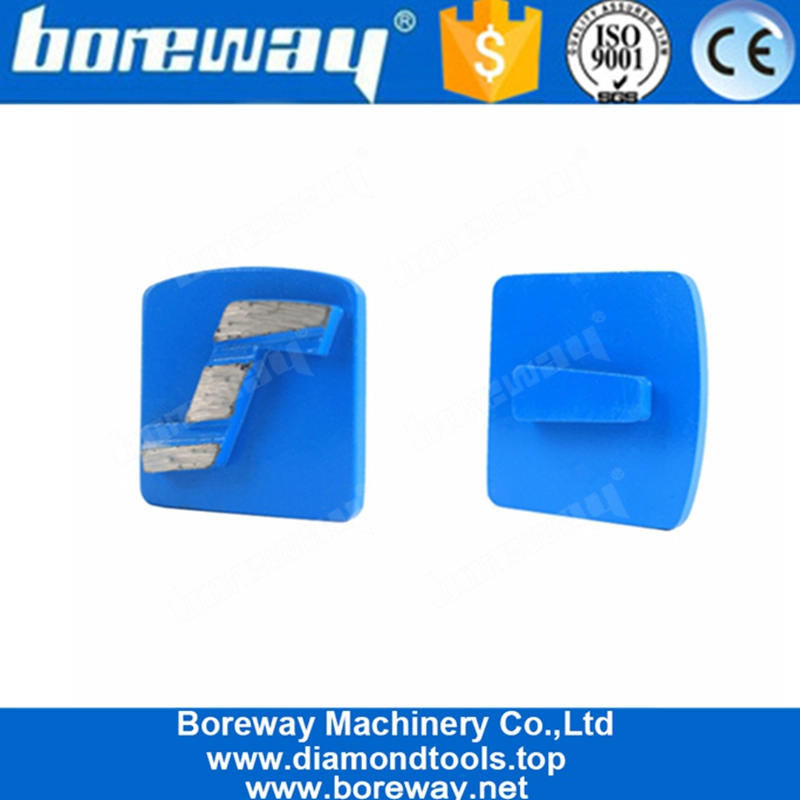 Einzelne Z-Form Segment Diamant Redi Lock Husqvarna Schleifpads für Steinboden
